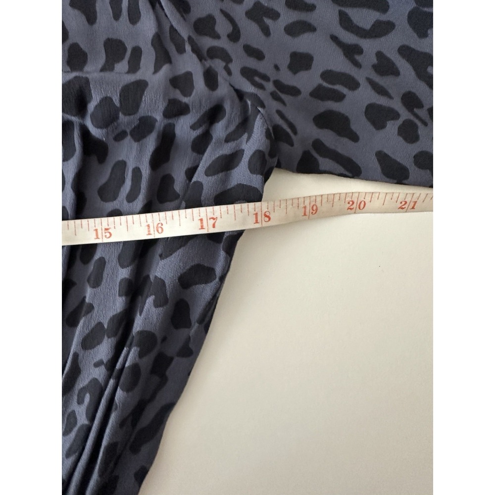 Rails Dtess Women's Small Gray Black Animal Print Jasmine Smocked Mini Safari - Picture 5 of 13